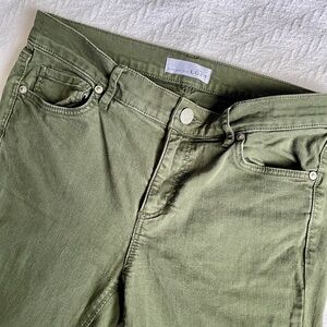 Dark Green Jeans